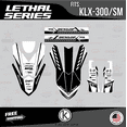 thumbnail image 2 of Kalair GFX Graphics Kit for Kawasaki KLX300SM (2021+) Lethal Series, 2 of 5