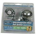 thumbnail image 2 of Reese Towpower 74309 Interchangeable Trailer Hitch Ball, (1-7/8 Inch Diameter Ball & 2 Inch Diameter Ball & 2-5/16 Inch Diameter Ball), 8,000 lbs. Capacity, Chrome, 2 of 6