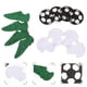thumbnail image 3 of FELTECHELECTR 50 piezas de decoración para fiesta de fútbol, camiseta de fútbol, zapatos deportivos, lentejuelas, adornos brillantes, 3 of 6