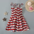 thumbnail image 5 of OAVQHLG3B 4th of July Baby Girl Outfits 25th of July Outfit Independence Day Shirt Skirt Set American Flag Summer Clothes, 5 of 6