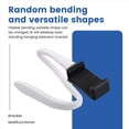 thumbnail image 5 of Soporte Universal para Monitor de Estante para Cámara Soporte de Silicona Flexible para Cámara de Soporte para Cámara IP Sin Orificios Se Fija, 5 of 5
