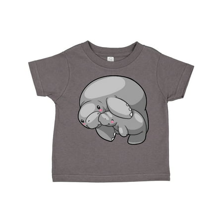 

Inktastic Cute Manatee Family Gift Toddler Boy or Toddler Girl T-Shirt