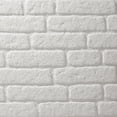 thumbnail image 4 of Wall Panels Faux Brick   Nuance Weathered Lightweight Foam  Wallpaper Alternative for Living Room  Bedroom &; Office Easy  Installation Pack  Covers Sq Ft, 4 of 6