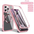 thumbnail image 1 of 2IN1 For Magsafe 360° Protection Case For iPhone 16 14 13 12 11 15 Pro Max Plus Front+Back Silicone Clear Magnetic Full Cover tzw, 1 of 6