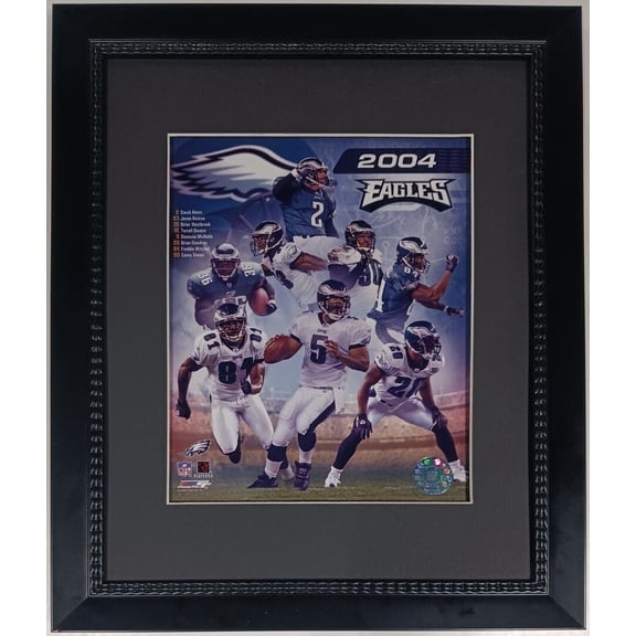 Philadelphia Football 2004 Team 11x14 Custom Frame