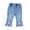 Light Blue, variant on Baggy Jeans For Teen Girls School Clothes Toddler Girls Baggy Jeans Cute Heart Print Frayed Edge Waistband Loose Fit Wide Leg Denim Pants,Size 4-5 Years,Black