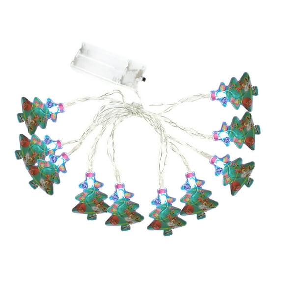 Vikakiooze 2022 Snowman Santa Claus Christmas Tree Holiday LED Lights Flashing Light String