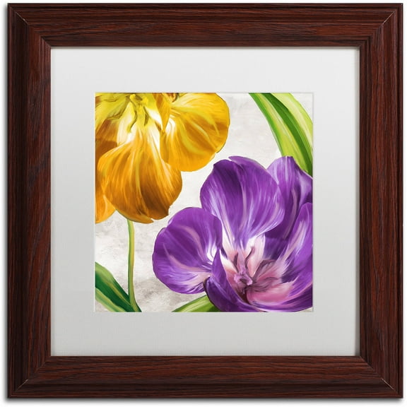 Trademark Fine Art "Open Arms II" Canvas Art by Color Bakery White Matte, Wood Frame