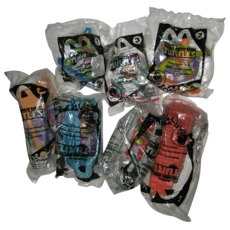 Teenage Mutant Ninja Turtles McDonalds Skate Park Lot - (7 Bags)
