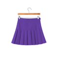 thumbnail image 2 of Mini faldas de cintura alta Falda Plisada Activewear Atlético Skorts High Cinte Purple Purple M Púrpura profundo m Magideal Mini faldas de cintura alta, 2 of 7