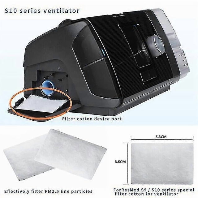 30pcs Disposable Air Filters Premium Disposable Universal Replacement Filters For Resmed Airsense 10 Aircurve10 S9 Banmo