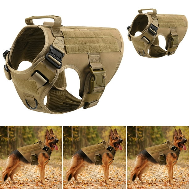 Tactical Harness With Handle No Pull Large Military Dog Vest Waistcoat Working Dogs Walmart Com Walmart Com