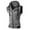 Grey, variant on Puffer vest Men's Hooded Sleeveless Vest Pure Color Casual Slim Vest
