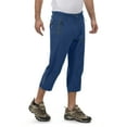 thumbnail image 2 of Little Donkey Andy Men's Quick Dry 3/4 Pants Lightweight Capri Shorts Hiking Fishing Travel Casual Navy Blue L, 2 of 7