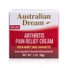 Australian Dream Arthritis Pain Relief Cream, 2 oz. Jar - Soothing Relief for Minor Aches & Pains - Odor-Free, Non-Greasy, Non-Burning - Muscle and Joint Pain Cream, 100% Satisfaction Guaran
