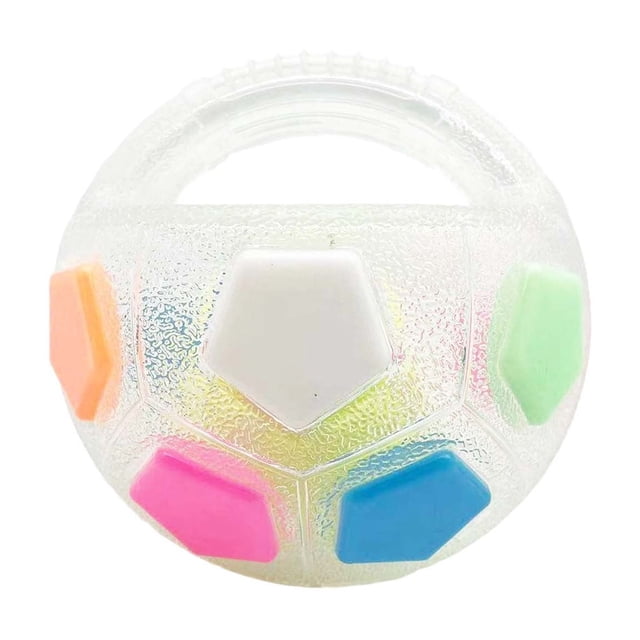 Interactive Calming Chew Toy With Handle For Medium Large Dogs - Durable TPR Chew Suitable For Indoor Outdoor Play And Boredom