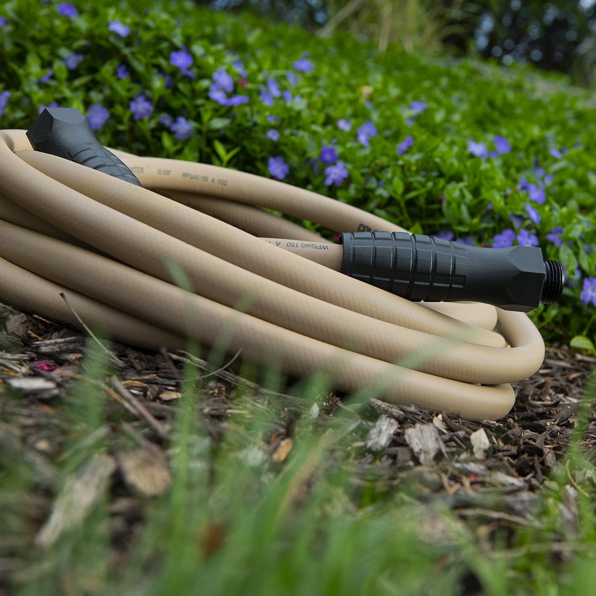 Colors™ SwivelGrip® Garden Hose, 5/8" x 50', 3/4" - 11 1/2 GHT Fittings, Brown Mulch