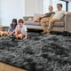 thumbnail image 2 of Alfombra PAGISOFE Abstract Shaggy 120 cm x 180 cm, gris oscuro, 2 of 9