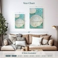 thumbnail image 3 of Elephant Stock Seaglass Iii Wall Art - Vertical Multi Panel Canvas - Living Room Wall Decor - Animal Multi Panel - Turquoise And White Decor By Alan Blaustein - 14" x 23", 3 of 4