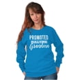 thumbnail image 5 of Promoted Grandma Announcement Cute Women Crewneck Sweatshirt Brisco Brands 5X, 5 of 6