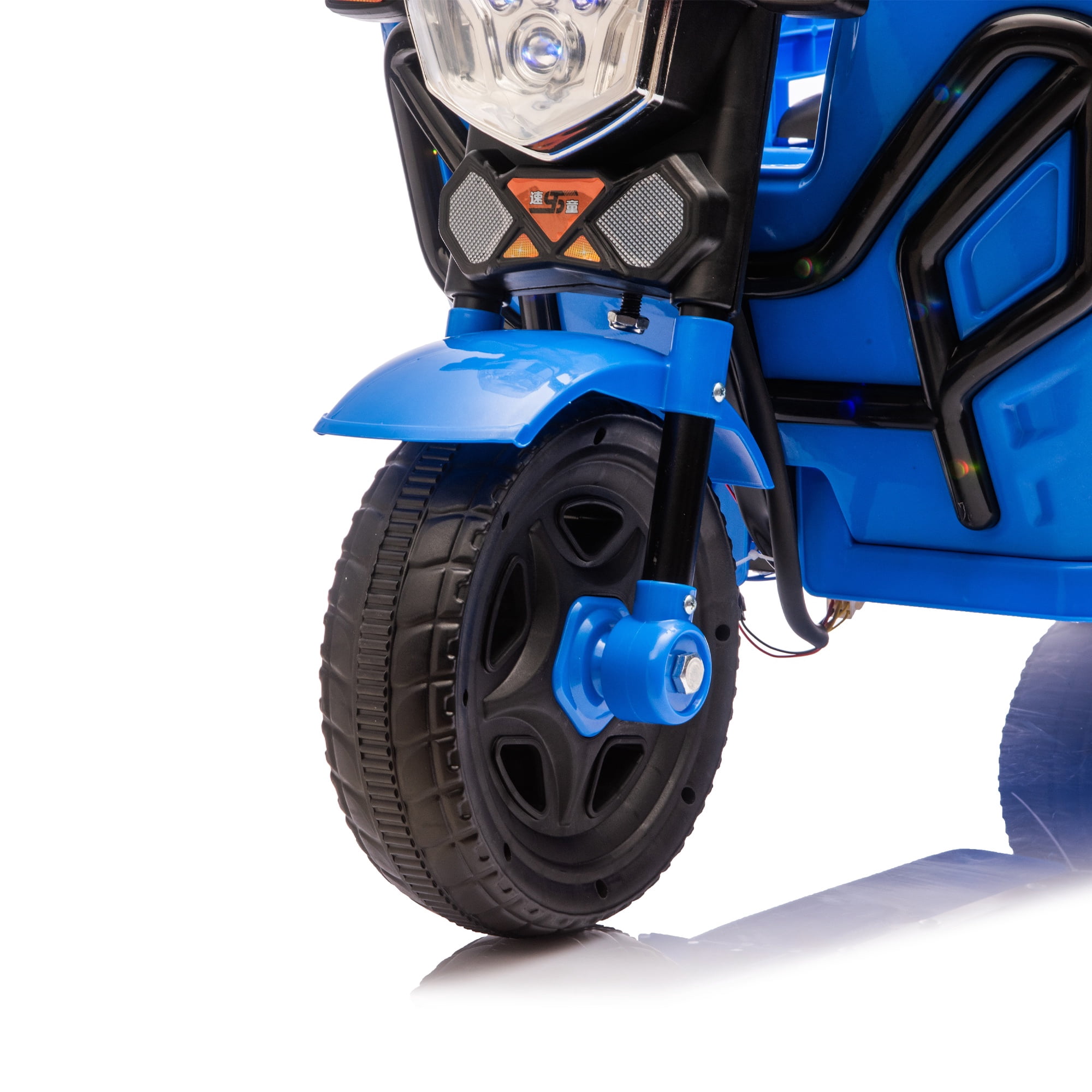 iRerts 12V Ride on Toys, Electric 3 Wheel Ride on Cargo Trucks with LED Lights, Music, Large Storage Space, Powered Ride on Cars Electric Trike for Kids Toddlers Ages 3-6, Blue