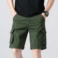 thumbnail image 2 of Men's Casual Shorts Summer Lightweight Relaxed Fit Outdoor Comfort Shorts with Pockets for Daily Wear and Leisure Activities, 2 of 2