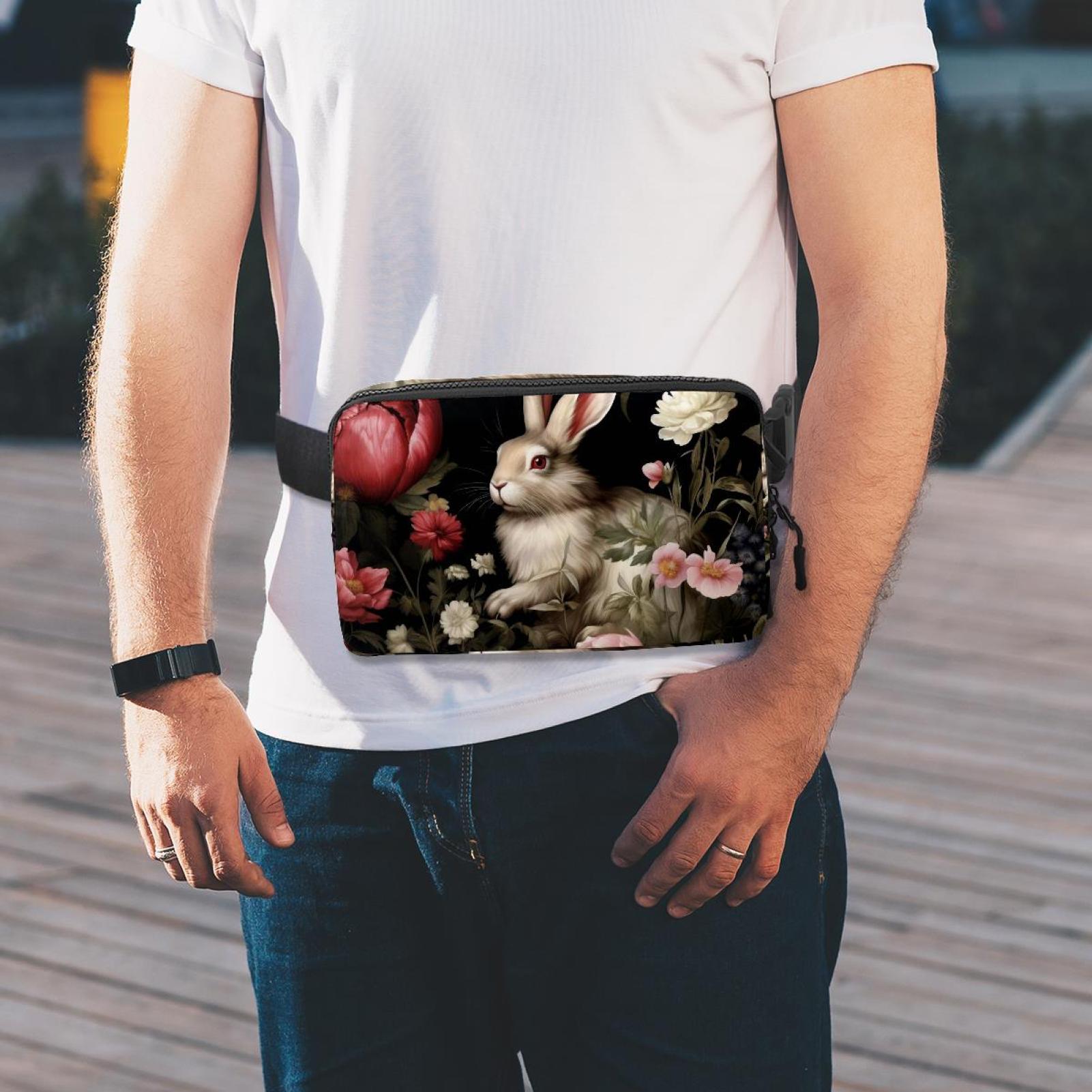 Rabbit Lightweight Running Belt Waist Bag with Extension Strap and Money Belt - Unisex