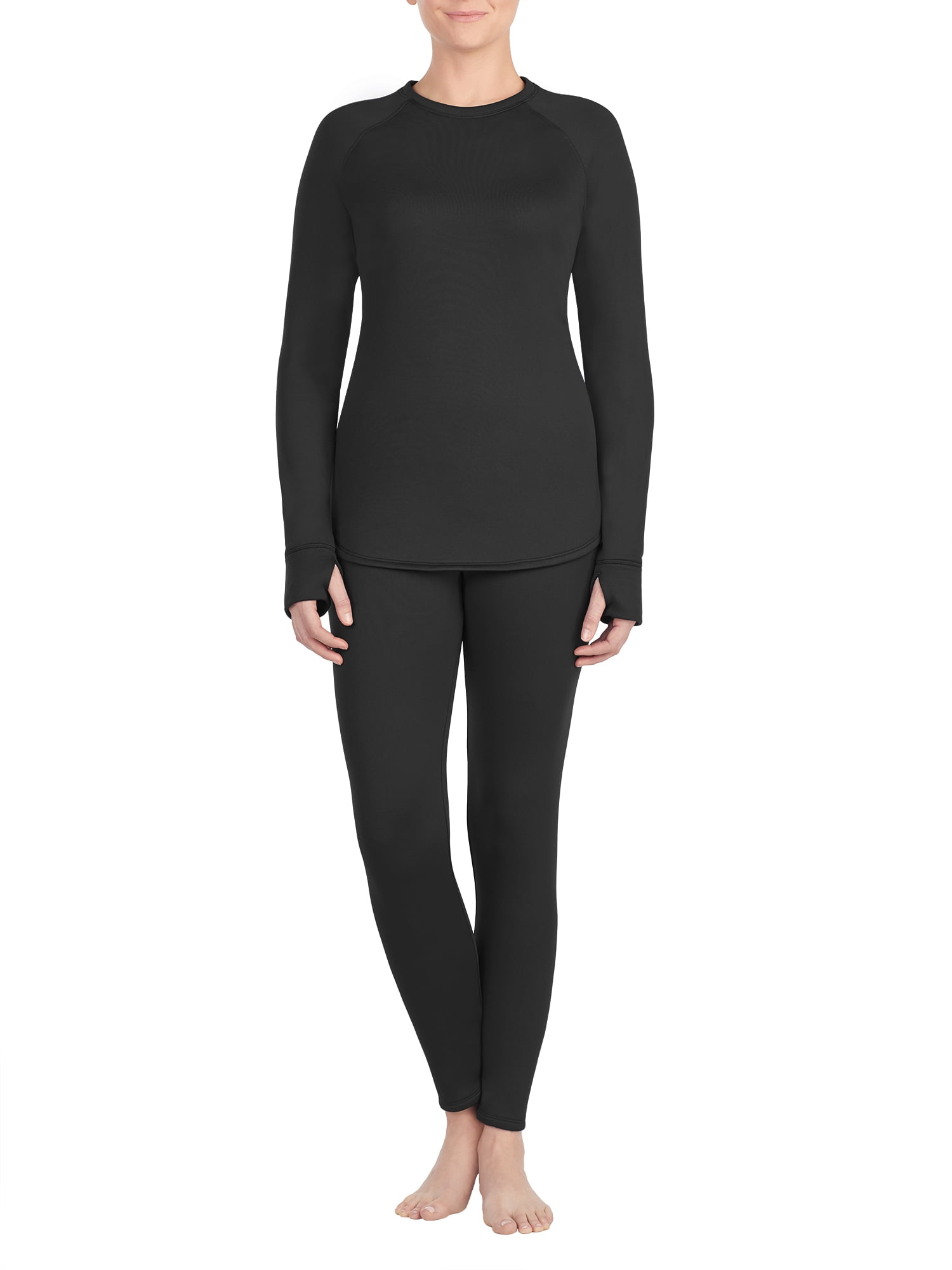 ClimateRight by Cuddl Duds Women's Warmer Thermal Guard Base Layer Thermal Leggings, Sizes XS to 4X