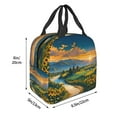 thumbnail image 3 of Sikiie Sunflowers At Sunset Lunch Bag for Women & Men Adult Insulated Lunch Box, Food Lunch Containers Lunch Tote Bags for Work, Travel, Outdoor, 3 of 8