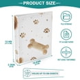 thumbnail image 5 of Dog Bones Claws 3 Ring Binders 1.5 inch Hardcover File Folders with Interior Pockets A4 Size Organizer for School Office Hospital, 5 of 8