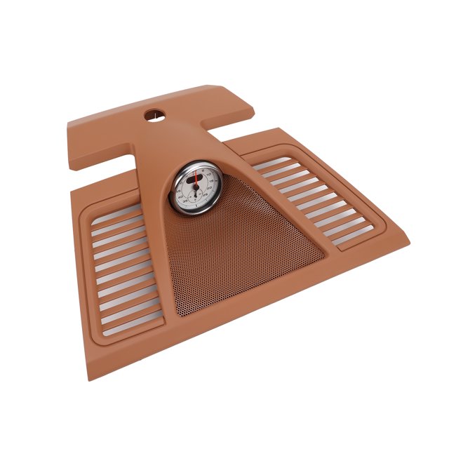 Cubierta de rejilla de reloj de tablero coñac 970 552 151 01 2S0 accesorios de estilo de coche reemplazo para Panamera 2010-2016 cronómetro blanco