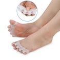 thumbnail image 4 of Pinkiou Toe Corrector Orthotics Silicone Gel Toe Separators for Overlapping Toes, Hammer Toe Bunion Correctors Foot Care Spacers Protector Guards 1 Pair, 4 of 7