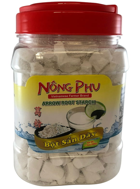 Nong Phu Arrowroot Powder Corn Starch Substitute Flour Thickener 17.6 oz.