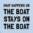 thumbnail image 2 of CafePress - Happens On The Boat Body Suit - Baby Light Bodysuit, Size Newborn - 24 Months, 2 of 4
