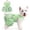 Green, variant on HQREA Dog Dress Pet Clothes for Small Dogs Girl Cute Bowknot Holiday Dog Tulle Skirts with D-Ring Doggie Princess Outfits