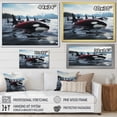 thumbnail image 4 of Designart "Majestic Orcas Black and Red Marine Animals" Marine Animals Floater Framed Canvas Print, 4 of 7