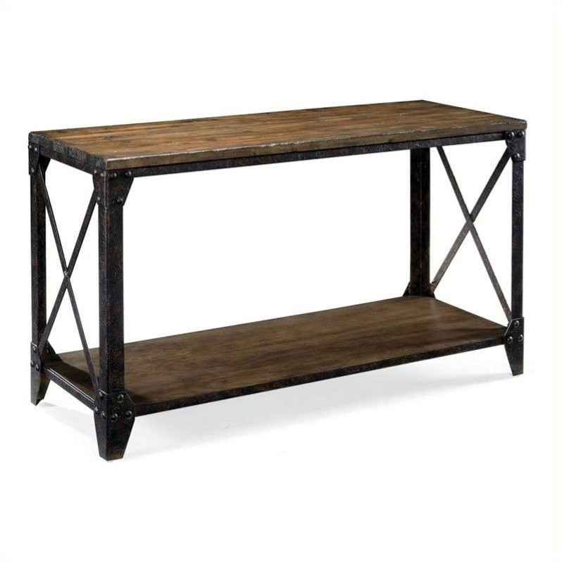 Verona Metal With Glass Entryway Console Sofa Table Kings Brand Furniture 