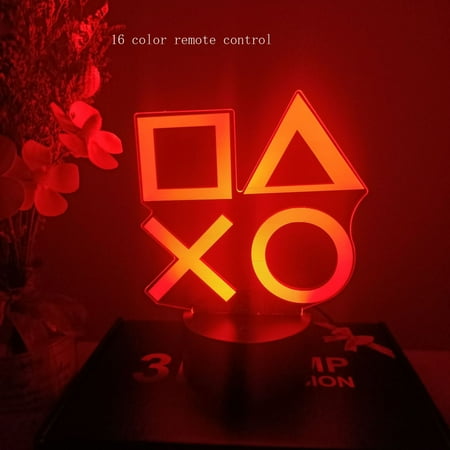 

Homeex Creative Smart Luminous Led Acrylic Night Light Black Block 03 16 color remote control