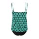 thumbnail image 3 of Trajes de Baño de Corte Alto para las Mujeres sin Mangas Impresión Push-Up Traje de Baño Acolchado Conjuntos de Blusa, Trajes de Baño de Cintura Alta para las Mujeres, 3 of 5