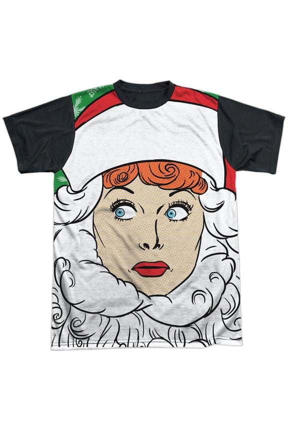 Secret Santa Unisex Adult Halloween Costume Sublimated T Shirt