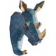 thumbnail image 1 of Gancho De Pared Gancho De Animal Autoadhesivo, Gancho De Toalla Gancho De Puerta De Pared Almacenamiento Y Almacenamiento De Toallas, Rinoceronte Azul, 1 of 5