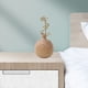 thumbnail image 4 of Jarrón de madera con acento decorativo marrón | Grano de madera natural | Centro de mesa de adorno de decoración para el hogar | Estilo rústico moderno | Para flores frescas o vegetación, 4 of 6