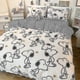 thumbnail image 1 of 3/4 Piece Set Kawaii Snoopy Cartoon Cotton Quilt Cover Sheet Pillow Case Anime Comfortable Soft Household Bedding Article Gifts huanlexiaogou 4piece set180x220cm, 1 of 1