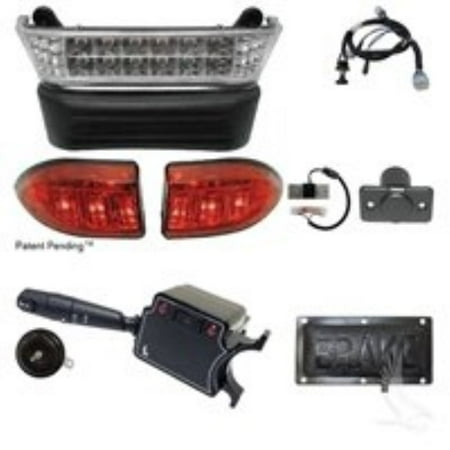 Deluxe Club Car Precedent Gas Golf Cart Street Pkg Led Light Kit With Tail Lights