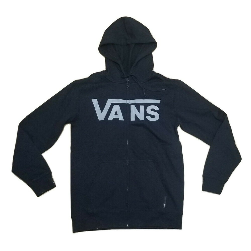 Vans - Vans Drop V Full Zip Men's Black Pullover Hoodie Size S ...