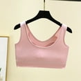 thumbnail image 4 of fatyb Womens Bras No Underwire Padded T-Shirt Bras Pullover Full Coverage Sleep Everyday Bras for Women, 4 of 7