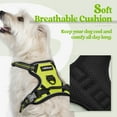 thumbnail image 3 of rabbitgoo Dog Harness, No-Pull Pet Harness with 2 Leash Clips, Adjustable Soft Padded Dog Vest, Reflective Outdoor Pet Oxford Vest with Easy Control Handle for Large Dogs, Green, 3 of 10