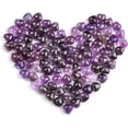 thumbnail image 3 of Wonder Care-Healing Crystal Pocket Heart Natural Amethyst Love Puff Heart Carved Shape Palm Worry Stone Reiki Chakra Balancing | Gift for Christmas, New Year, Valentine’s (14-18mm)-Pack of 10, 3 of 5