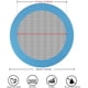 thumbnail image 2 of 2 PCS Estera de Silicona para Hornear Estera de Pastelería Redonda Antiadherente Estera de Horno Reutilizable Bandeja de Horno de Silicona para Pastel Pan Macarrón Pizza, Azul, Diámetro 20 cm JM, 2 of 5