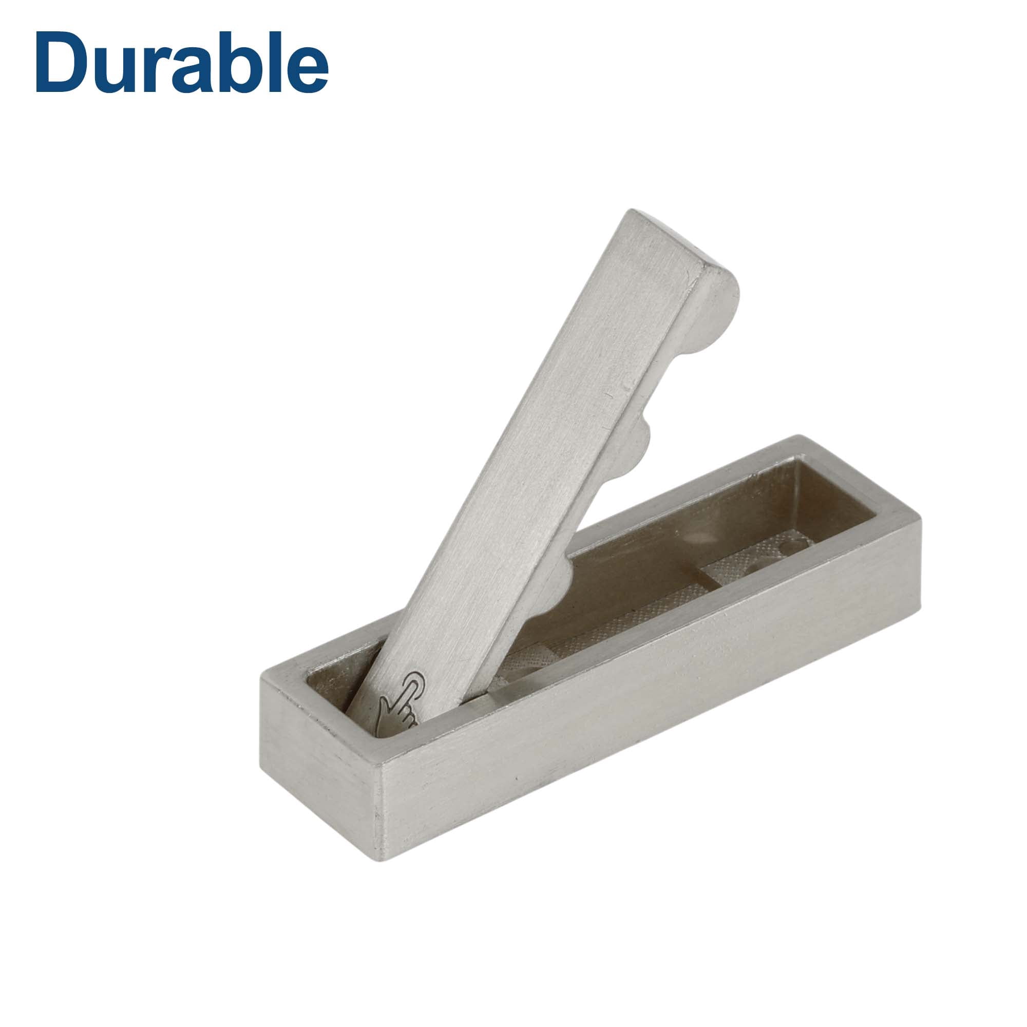 Unique Bargains Round Coat Hook Wall Mount Folding Hook Light Gray 2.76"x0.79"x0.47"